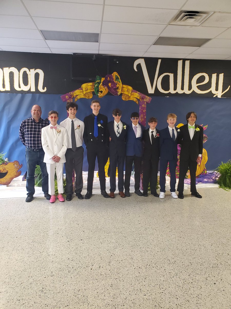 Moshannon Valley freshman dance. My team has arrived. Very proud of these young men. Black knights always. <a href="/MV_Knights/">Moshannon Valley SD</a>