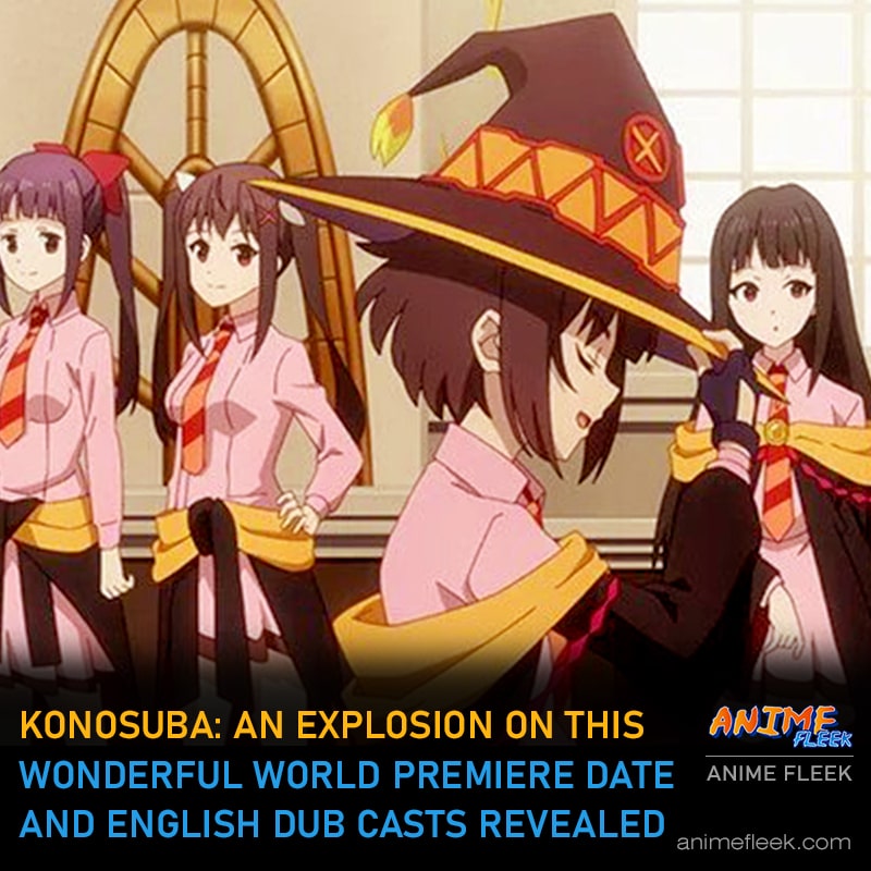 Konosuba: An Explosion on This Wonderful World Reveals English Dub Cast,  Release Date
