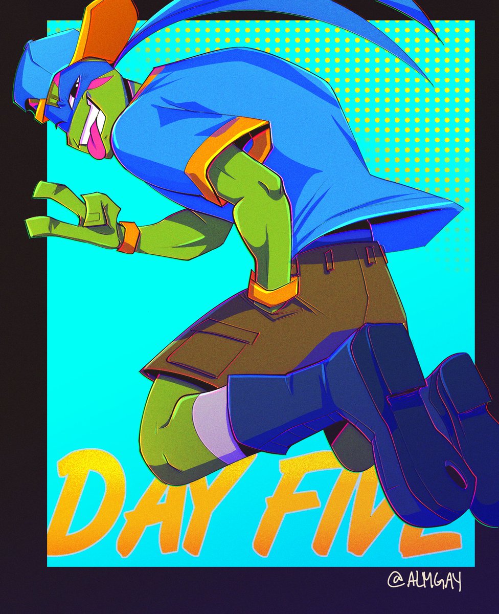 almguav's tweet photo. my rottmnt week art was cracked man, like look at these 🐢 https://t.co/jmVz4jWp2P