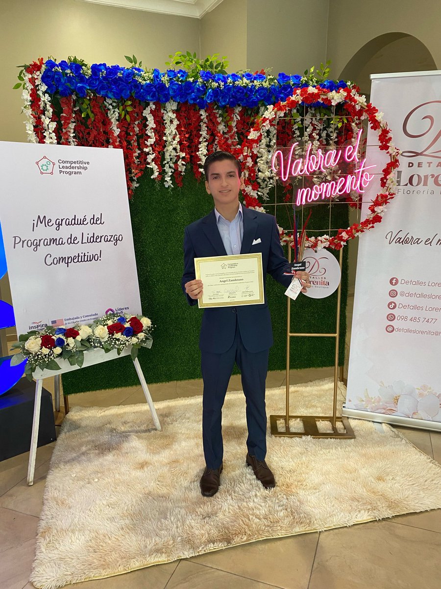 Angel_ZambranoP's tweet photo. Gracias a Inspira Ecuador 🇪🇨, @ConsEEUUGYE 🇺🇸, @lidereshub y @UnivEcotec ☘️culminamos con éxito el Competitive Leadership Program, cuyo objetivo es la formación de líderes con impacto social positivo 📈📊 https://t.co/SqDQYNIWF0
