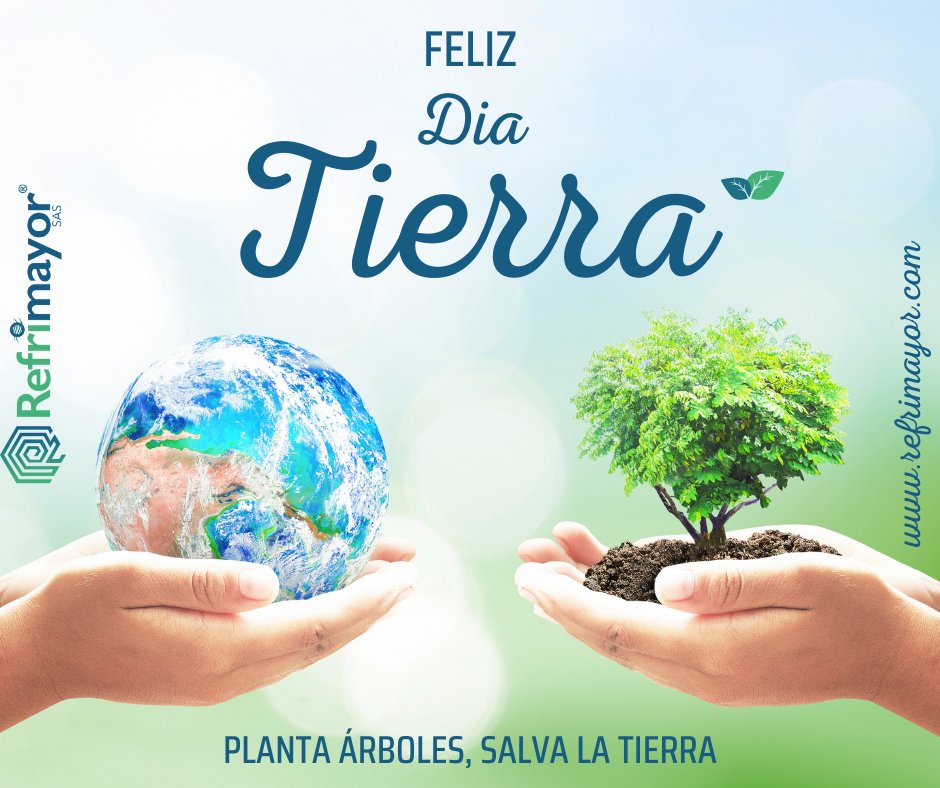 Hoy celebramos el día Internacional de la Madre Tierra.

Visitanos en nuestra tienda virtual
refrimayor.com/tienda 

#Refrimayor #RefrimayorBogotá #diadelamadretierra #diadelatierra🌎 #tierra #plantaarboles #salvalatierra #recicla #ahorra #cuida