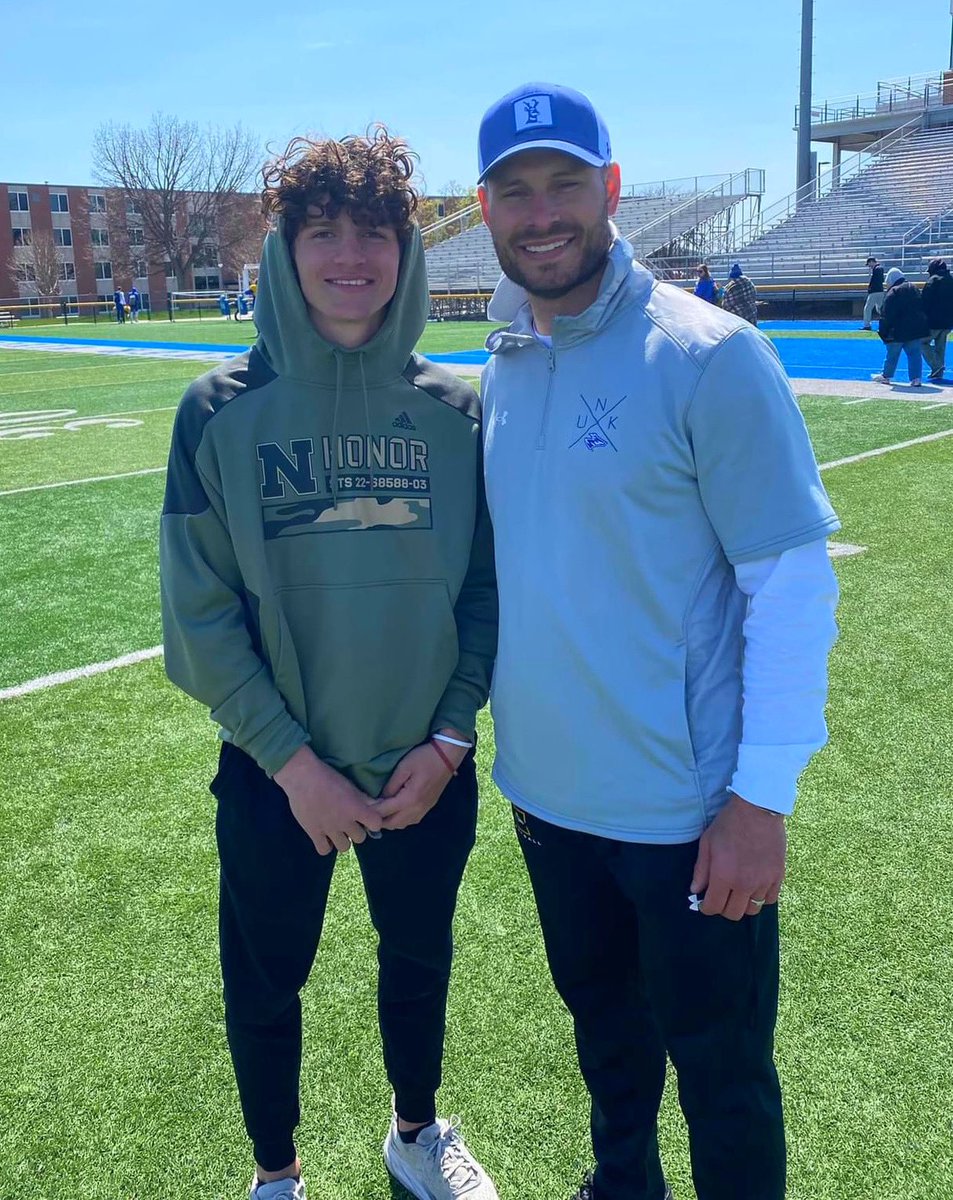 After a great talk with <a href="/_CoachDelk/">Jake Mandelko</a> I am Blessed to receive an offer from The University of Nebraska at Kearney‼️⭐️⭐️ 
<a href="/CoachRHeld/">Ryan Held</a> <a href="/UNK_Football/">UNK Football</a> <a href="/PrepRedzoneNE/">Prep Redzone Nebraska</a>