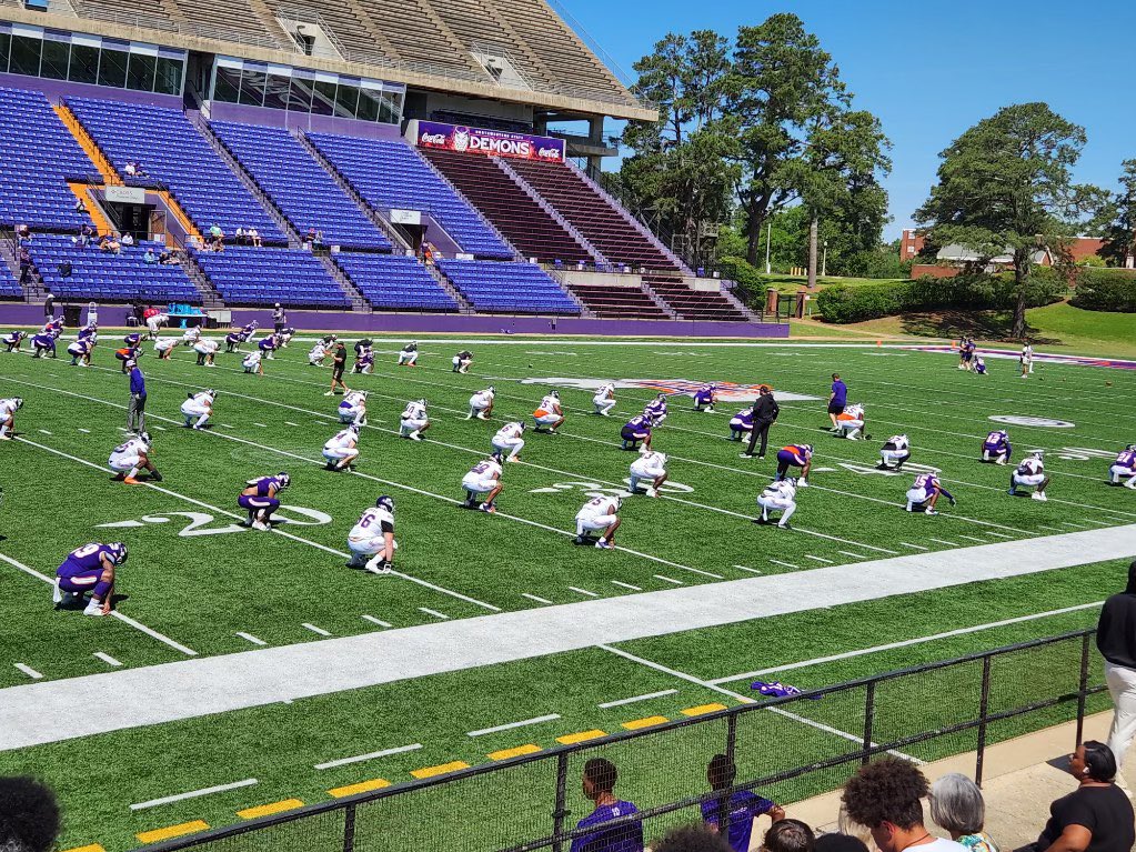 Thank you <a href="/NSUDemonsFB/">NSU Football</a> for having me and my fam. Thank you <a href="/KWashington_7/">Kyle Washington</a> for the invite sir we had a great time.