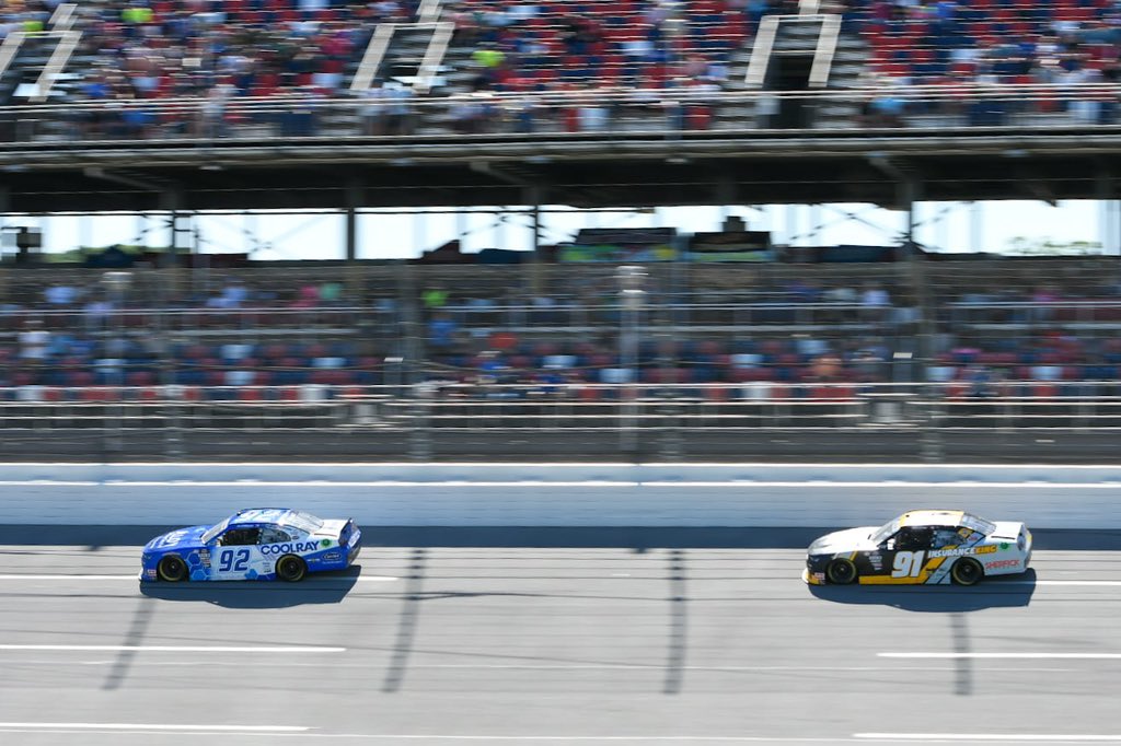 🟢 Lap 86. We are restarting P18 <a href="/joshbilicki/">Josh Bilicki</a> and P22 <a href="/Josh6williams/">Josh Williams</a>. 

#NASCAR | #AgPro300