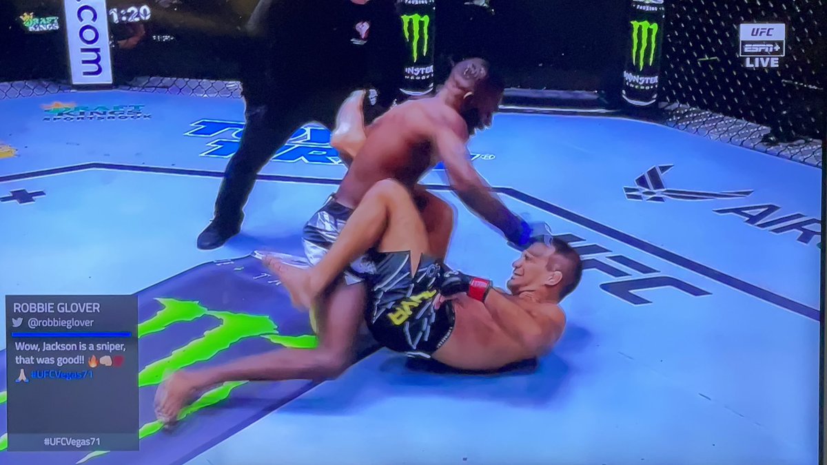 If you get caught reaching, you get put down!!! Way to go #Champ <a href="/monteljackson5/">Montel Jackson</a> #Vegasufc71