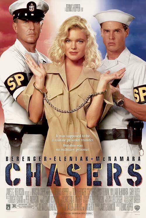 🎬MOVIE HISTORY: 29 years ago today, April 22, 1994, the movie ‘Chasers’ opened in theaters!

#TomBerenger #ErikaEleniak #WilliamMcNamara #CrispinGlover #DennisHopper #GaryBusey #SeymourCassel #DeanStockwell #BittySchram
