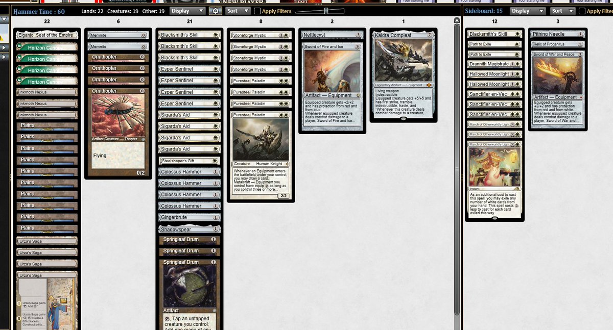 PoderosisimoM's tweet photo. 🏆#1🔨! Luego de 2 ligas muy malas se pudo conseguir el 1er trofeo de la temporada, una lista muy buena vs midrange en general y mediocre vs rinos/decks wren and 6. Probablemente hay que buscar alternativas vs esos decks que hoy son muy populares. https://t.co/kshCuNV0u2
