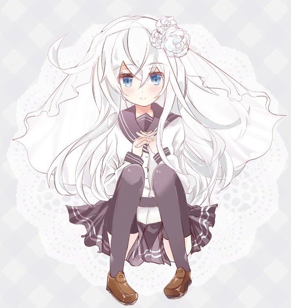 艦これ「艦これ10周年おめでとうございます!嫁艦のヴェールヌイと山風を再掲〜。#艦これ1」|黒霧のイラスト