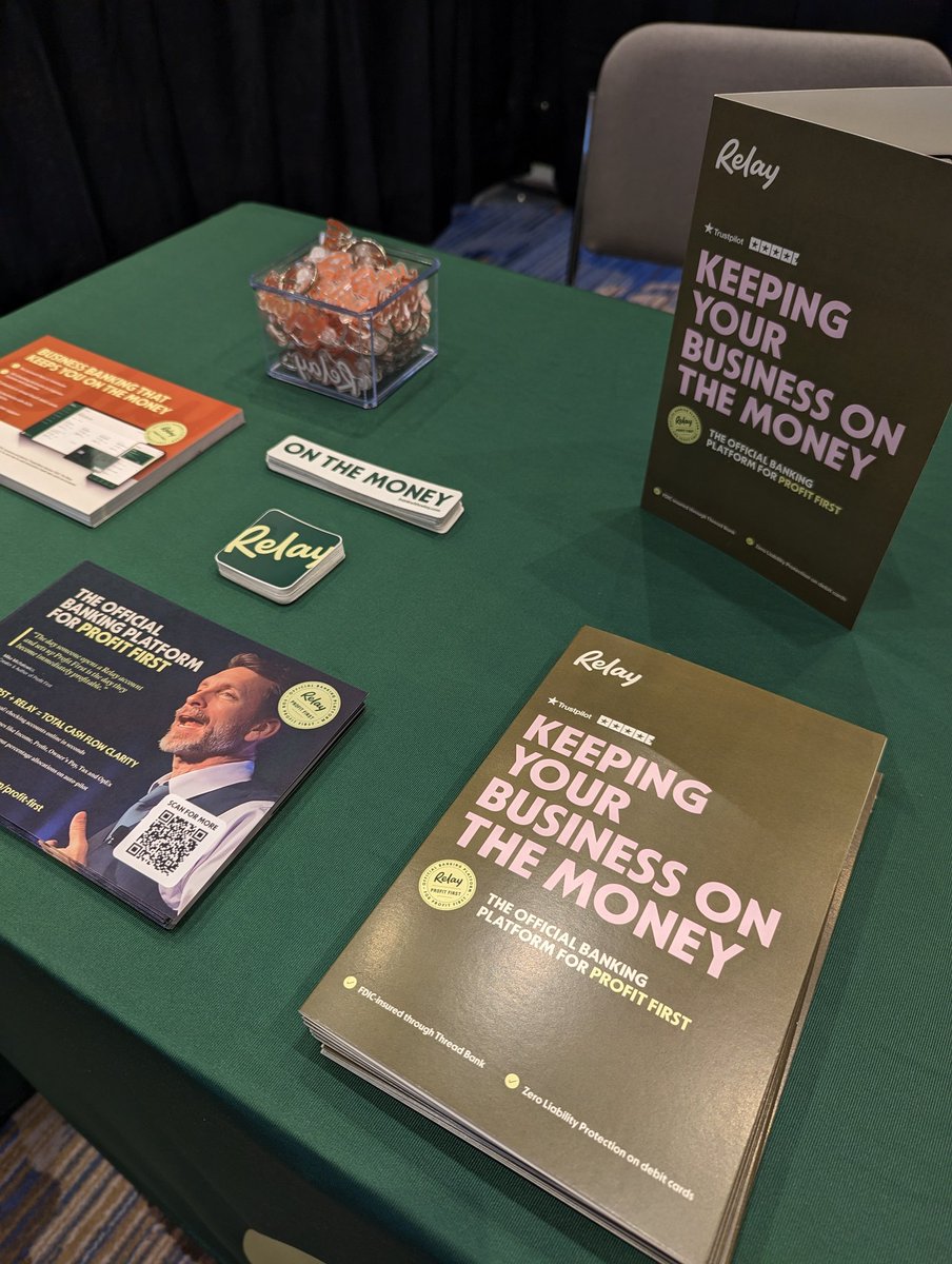relayfinancial's tweet photo. Relay is at #aaem23 this weekend meeting emergency physicians. 

If you're here, drop by booth #121 to meet a banking platform that keeps your business on the money.

 #medtwitter #emdoc #erdoc https://t.co/rgz0piW5WH