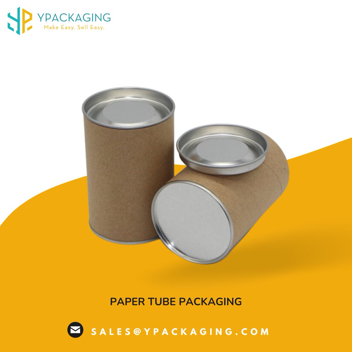 YPackaging_'s tweet image. Looking for sustainable packaging with a touch of customization? Our paper tube packaging with tin caps and custom printing is the answer! Elevate your brand and reduce your environmental impact with our eco-friendly solution. 🌍 #sustainablepackaging #customprinting #papertubes