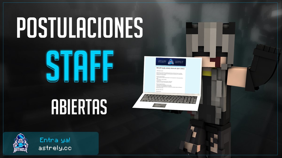 AstrelyCC's tweet photo. ✨¿Quieres formar parte de nuestro Staff Team? ✨

El formulario estará abierto durante un tiempo, recomendamos leer los requisitos con atención.

Mucha suerte!

Link: https://t.co/YfOFQ0c864 https://t.co/yjIe03FZda