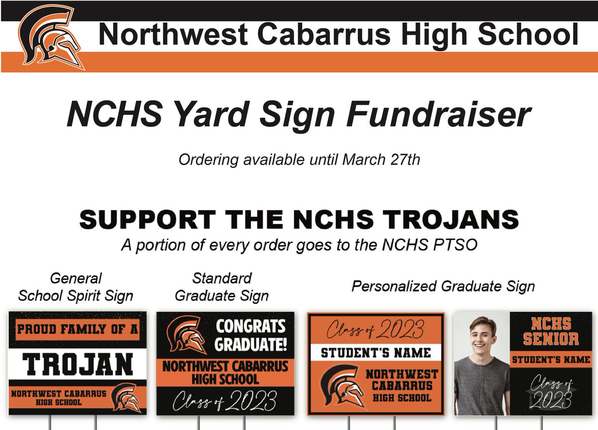 Parents, if you ordered Yard Signs, they are here!  You can pick up your sign next week (April 24 - 28) from 7:30am-8:30am &amp;  2:30pm-3:30pm in front of the school.

Thank you for your support! 🧡🖤🧡