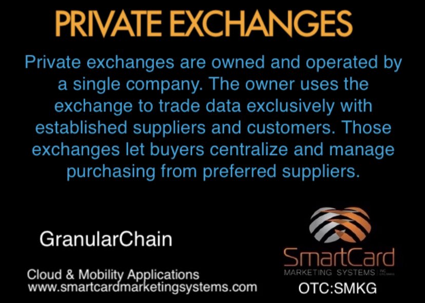 SMKG_OTC's tweet photo. $SMKG:OTCQB , we are thrilled at the opportunity to not only deliver #Tokenomic models but also now provide the road map of #PrivateExchange platforms. 
@GranularChain @OtcSmkg 
Private Exchanges are Trusted Networks! 

SmartCard Marketing Systems Inc (OTC:SMKG) #otcmarkets https://t.co/wVW4y1p7xH