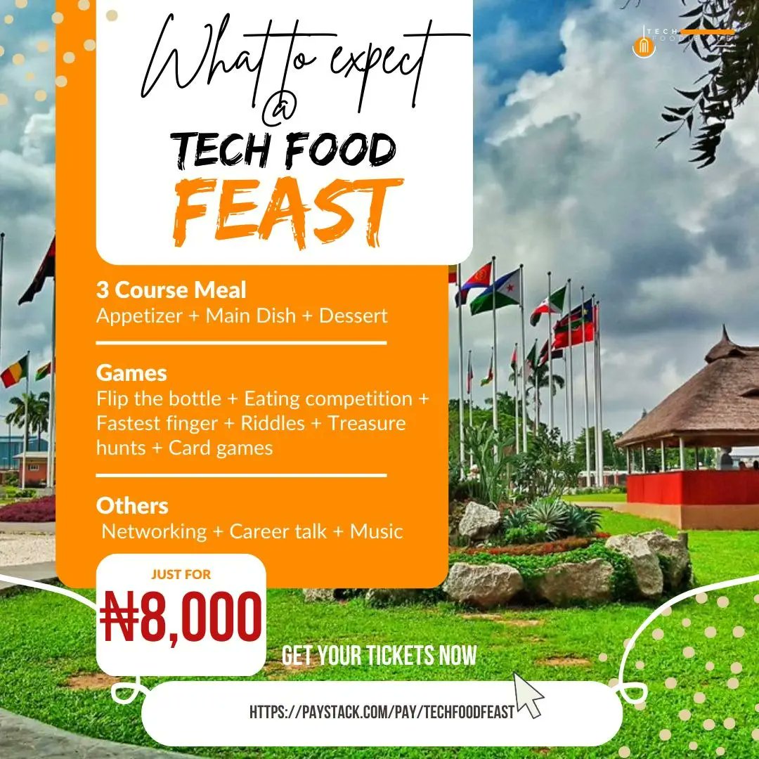 MaymounahMogaji's tweet photo. @hackSultan Love ke? #techfoodfeast is a week away, tying up all loose ends. Yet to purchase your ticket? Hurry now! Don't miss out🥳 https://t.co/AI0DPRSKQt