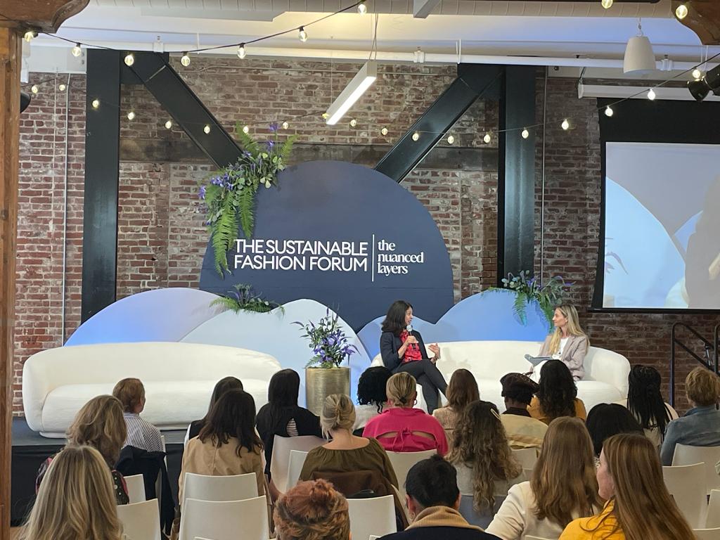 cascale_org's tweet photo. @asrazvi wraps up the fireside chat with key takeaways stating "If we remain on the binary thinking of it’s your way or my way, then that’s not a path to collaboration. It’s about establishing  common ground so we can move forward together." #SFF2023 #Sustainability https://t.co/MgC1cwHYZJ