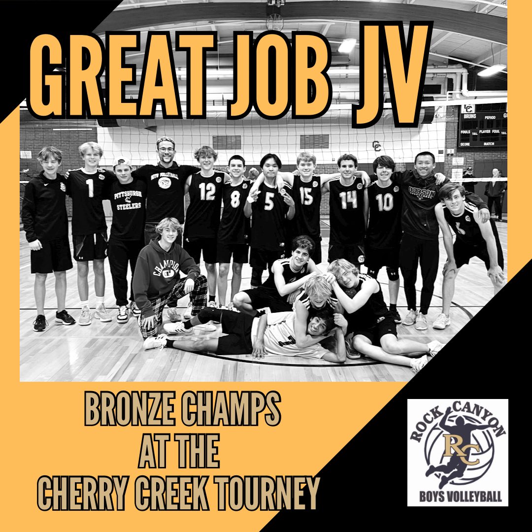 JV won the bronze bracket today at the Cherry Creek tournament! Great job JAGS!