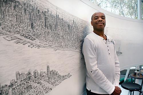 'Did you know that in just 20 minutes, autistic artist Stephen Wiltshire was able to draw the entire New York skyline from memory after a helicopter ride? #photographicmemory #artisticgenius'