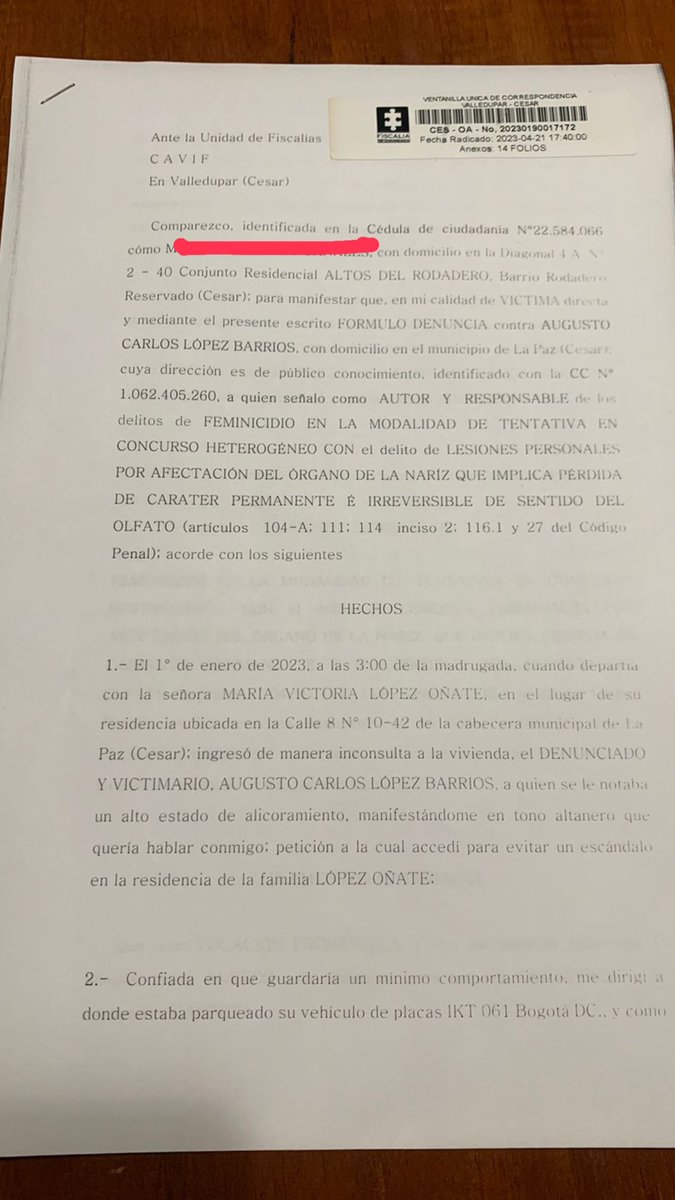 Denunció públicamente a <a href="/tutolopezb/">Augusto Carlos Lopez</a> por tentativa de feminicidio a mi hermana mayor, que porquería de ser humano, adjunto las pruebas y la denuncia que fue realizada el día de ayer