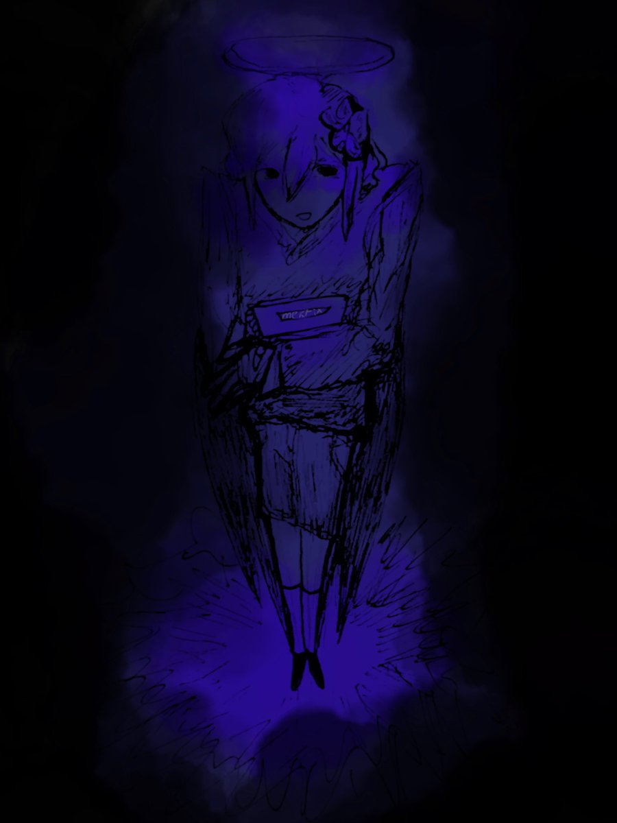 mekrix's tweet photo. basil angel! ∠( ᐛ 」∠)＿ #OMORI #OMORIFANART #omoribasil https://t.co/cmzeV3EiVg