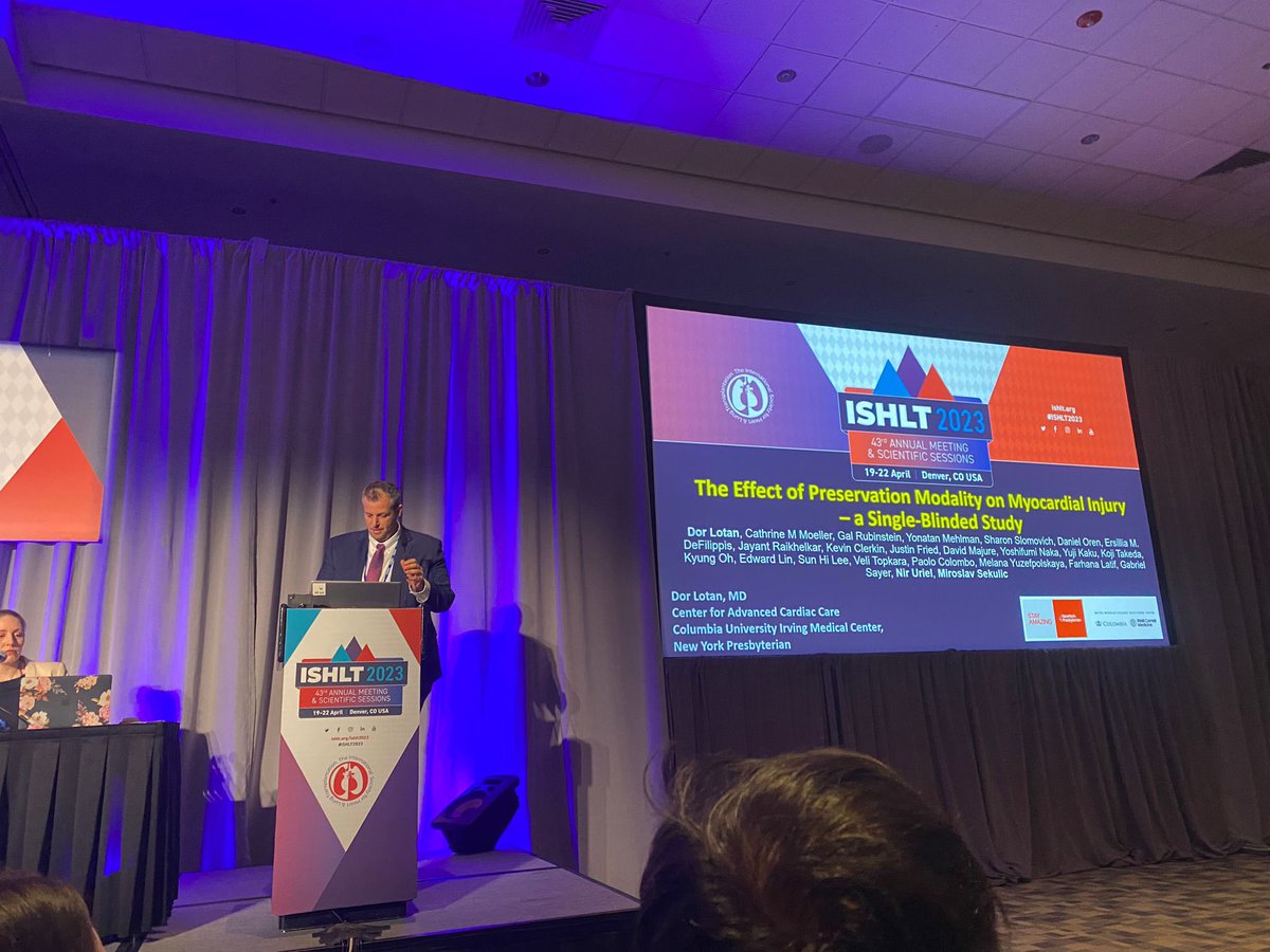 dor_lotan's tweet photo. I was honored to present our work discussing the effect of preservation modality on the myocardial injury. In this study, we compared Ice to Sherpapak and looked at ischemic injury for up to 8 weeks. @NirUrielMD @gtsayer @ersied727 @Daniel_OrenMD  #ISHLT2023 @ParagonixSherpa https://t.co/jvzdWbemjp