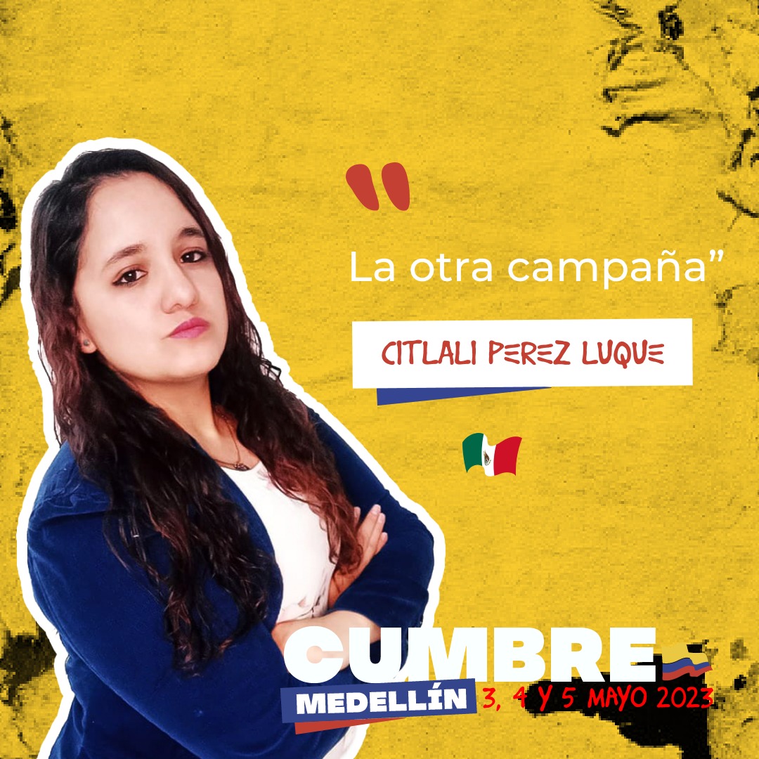 Politólogos Digitales en la #CumbreMedellín 🇨🇴

🌐 "La otra campaña" 

Es la presentación de <a href="/CitlaLuque1/">Citlali</a>, Coordinadora de #PolitólogosDigitalesMéxico en la <a href="/CumbreCP/">CumbreCP</a> 😉

📌 Para más información: bit.ly/CumbreMedellín…