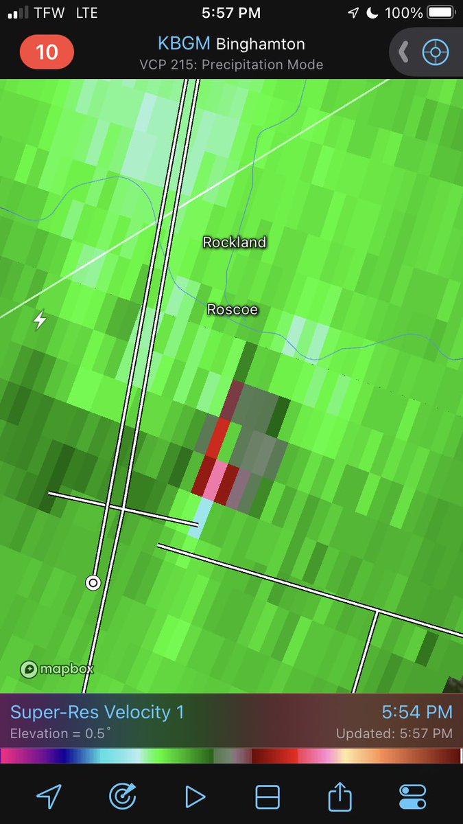 Nathan Reno on Twitter "Likely Tornado on going south of Roscoe New