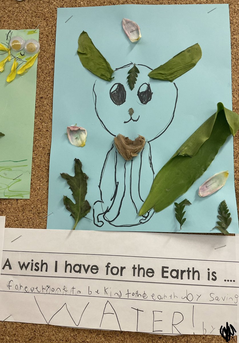 Happy Earth Day from Ms. Laface’s Grade 2/3 Class! 🌍🌳💙💚 <a href="/OM_MacKillop/">o.m.mackillop</a> <a href="/YRDSB/">York Region DSB</a> #EarthDay2023 #nature #art