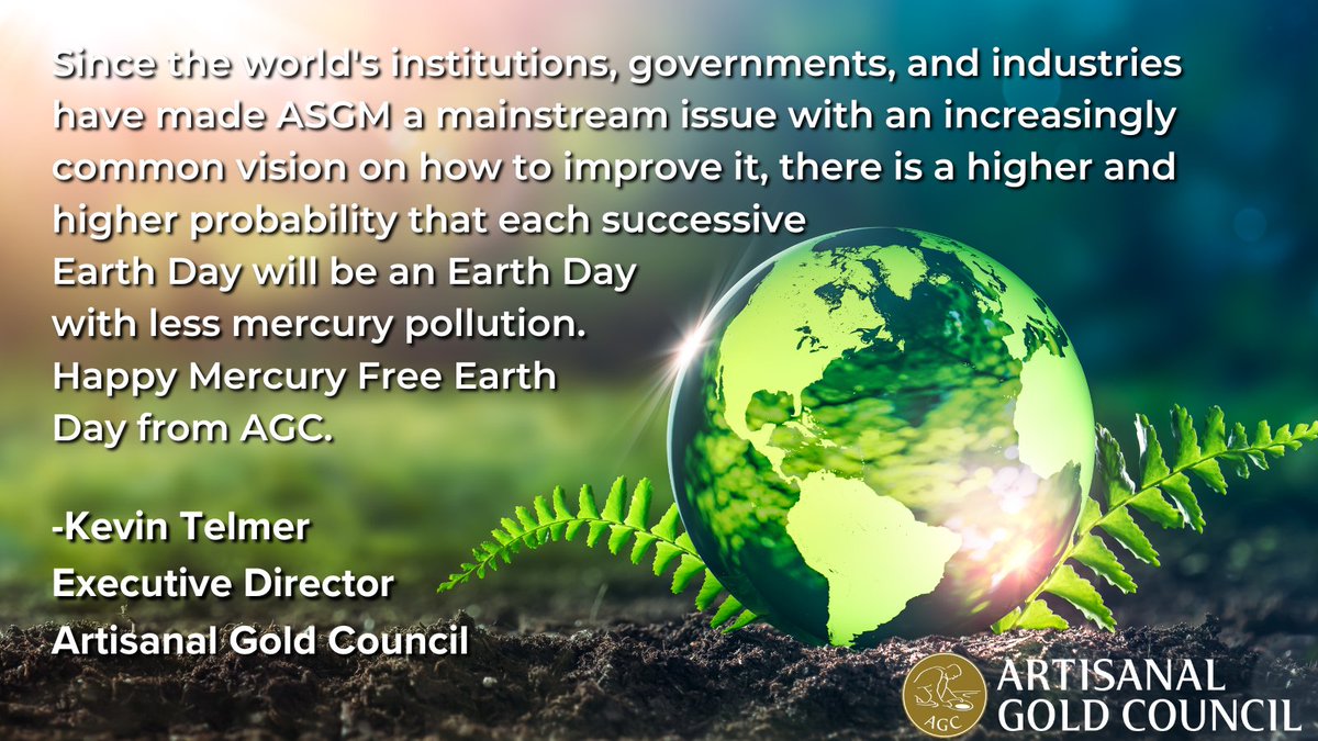 artisanal_gold's tweet photo. A message from our Executive Director Kevin Telmer on #EarthDay. 

Happy Mercury Free #EarthDay2023. #MakeMercuryHistory https://t.co/gytC7Y96um