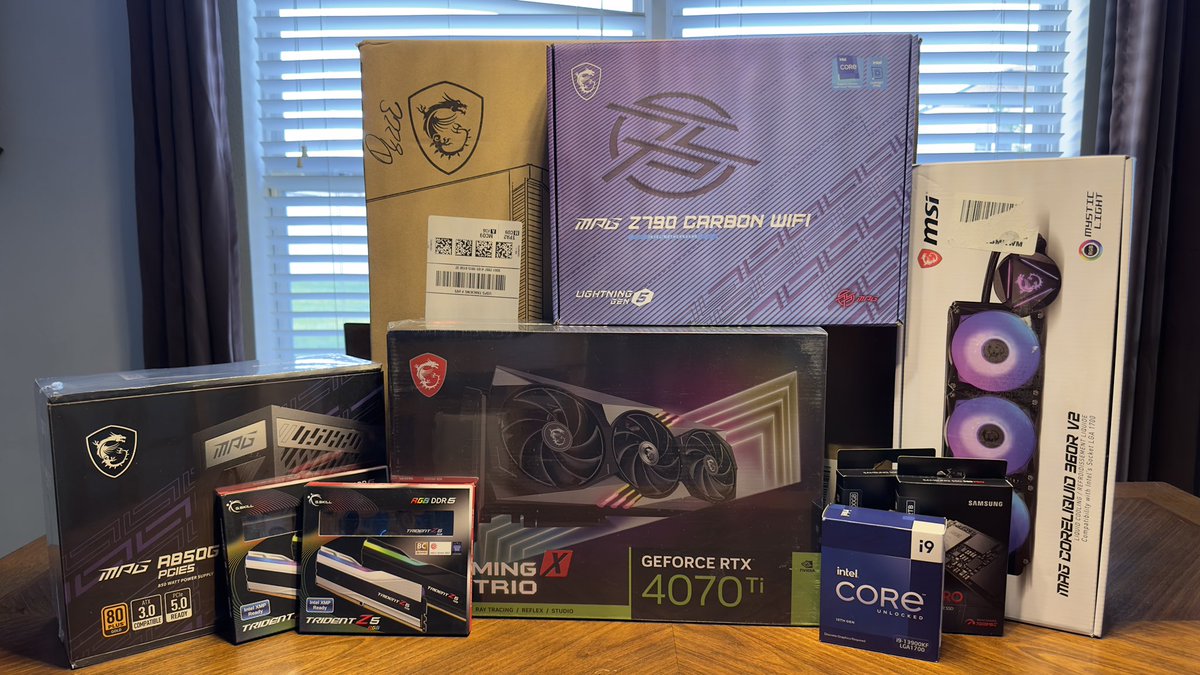 New PC build tomorrow, full MSI, super excited! 😁 🤓

<a href="/msiUSA/">MSI Gaming USA</a> <a href="/msigaming/">MSI Gaming</a>