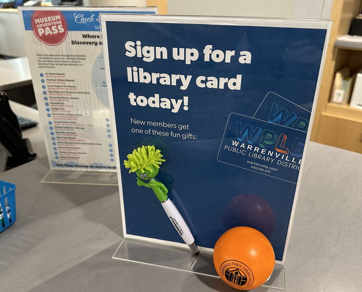 Warrenville Library tweet media
