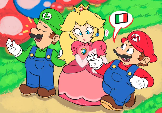 I'm not a teenager but I do love to draw me some Mario   