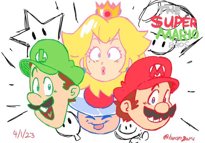 I'm not a teenager but I do love to draw me some Mario   