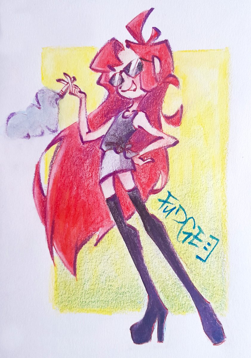 Fudgelling's tweet photo. quick doodle, probably the last art I'll post before exams https://t.co/6PyGwznRAm