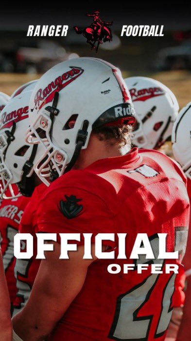 #AGTG💫 After a great visit and phone call with <a href="/Coach_J_Medrano/">Jason Medrano</a> I am blessed to say I’ve received an offer from <a href="/nwosufootball/">Ranger Football</a> 🔴⚫️!! <a href="/RonnieJJones/">Coach Ronnie Jones</a> <a href="/cowetafootball/">Coweta Football</a> <a href="/Coachpreacher/">Coach Tim Harper</a> @CoachRBase13