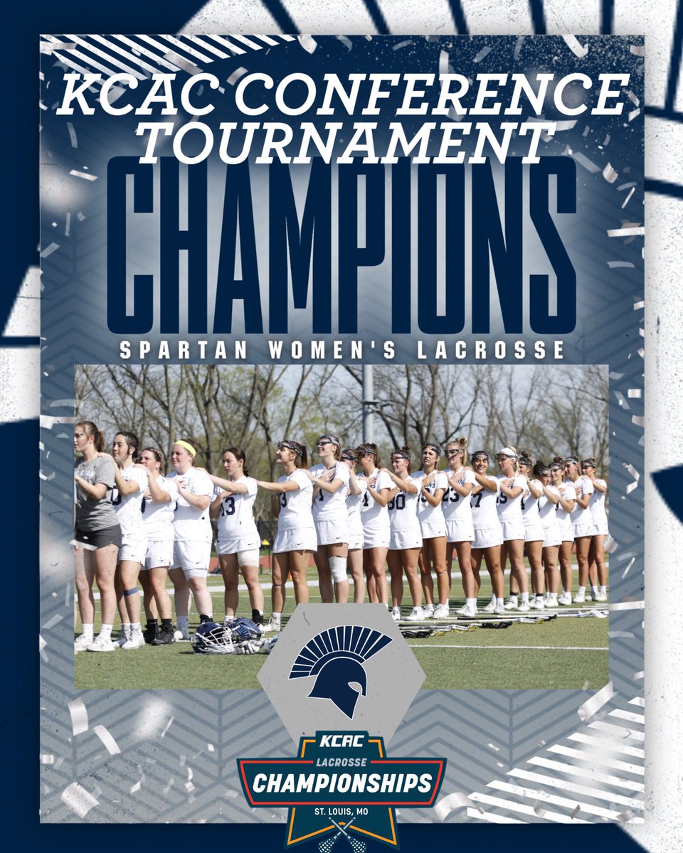 MBUAthletics's tweet photo. For the first time in school history, @MBUWLax are conference tournament champions! The Spartans take down Ottawa 12-4 in the @kcacsports women's lacrosse championship to win it all and are headed to nationals!
#SpartanUp | #ChaseGreatness https://t.co/IUftiWbK1E