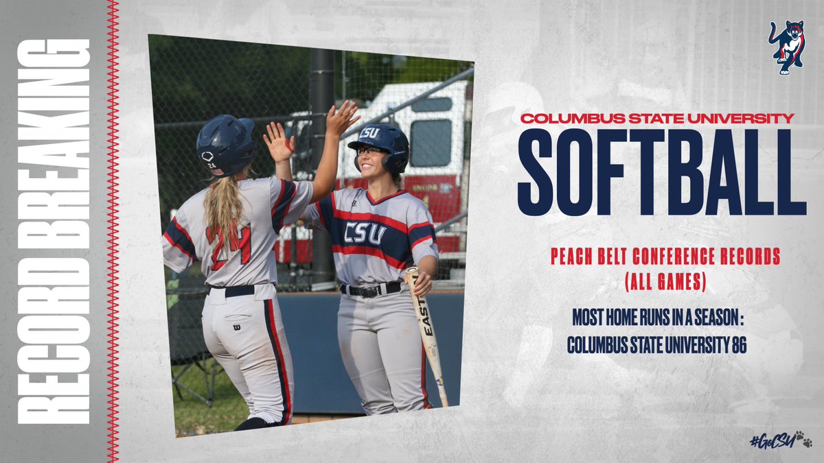 𝑹𝑬𝑪𝑶𝑹𝑫 𝑩𝑹𝑬𝑨𝑲𝑰𝑵𝑮 𝑺𝑬𝑨𝑺𝑶𝑵

‼️The Cougars have hit 86 home runs as a team so far this season breaking the conference record of 85 originally held by Armstrong State in 2017 ‼️

#GoCSU🐾