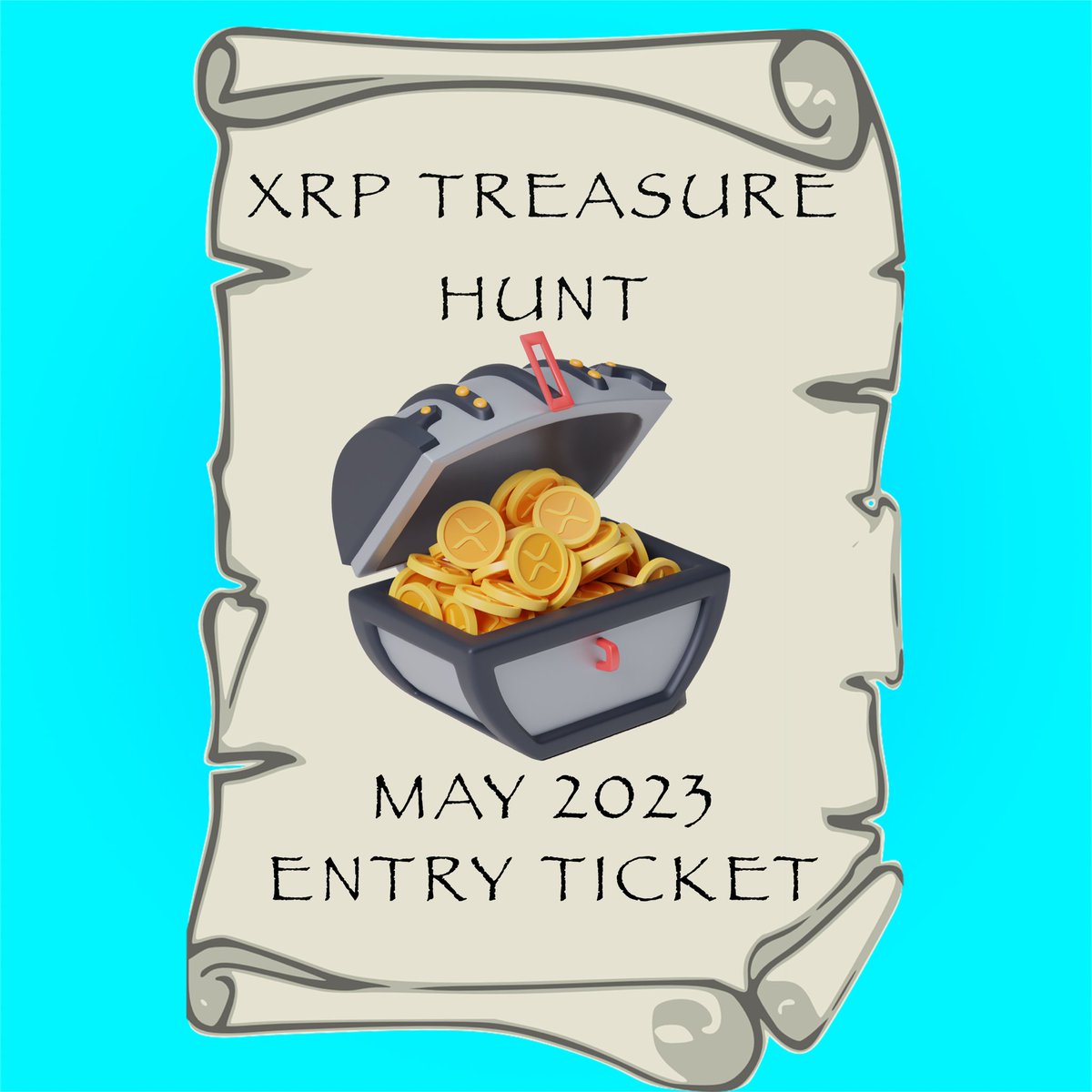 xrptreasurehunt's tweet photo. XRP Treasure Hunt!!

Buy an NFT Entry ticket on https://t.co/a0ZPHXlGmf and search the web for a chance to win XRP!! The winner will receive 50% of the prize pool. Grab your NFT ticket now as the hunt begins on May 15th.  @textrpsms @Fortunes_X 

https://t.co/boKmMCsbHJ https://t.co/LqJr4rz87O