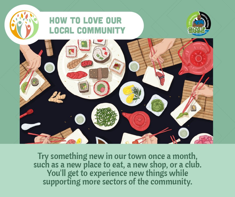 Avoid the complacency of frequenting the same places all the time.