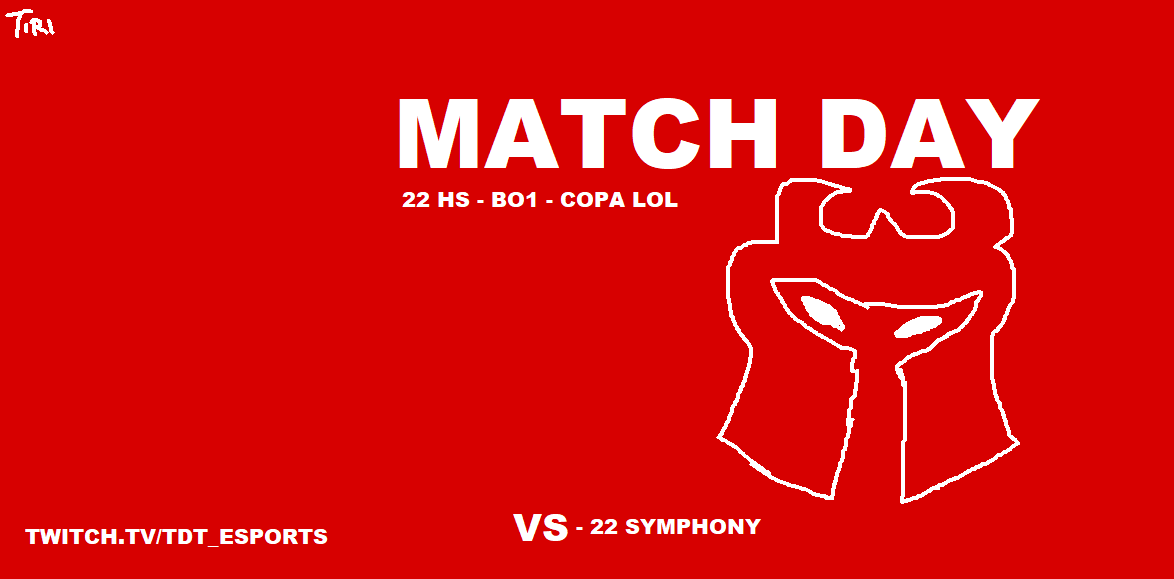 teamhellknights's tweet photo. MATCHDAY 💯  

Hoy vamos a jugar los 8vos de final de la 🏆 #CopaLoL Road To All Stars.

🆚 @22_symphony  
⏰ 22:00hs 🇦🇷 
📺 https://t.co/OBwphPZZw4  

#THKxLOL #GoTHK

(el diseñador está de viaje) https://t.co/GvYmvKQnXJ