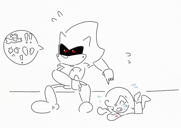 Mazeppahorse's tweet photo. headcanon where Metal is very worried each time Sage has an injury 🥺
#MetalSonic #Sage #eggman #SonicTheHedgehog https://t.co/McBD7voJFi