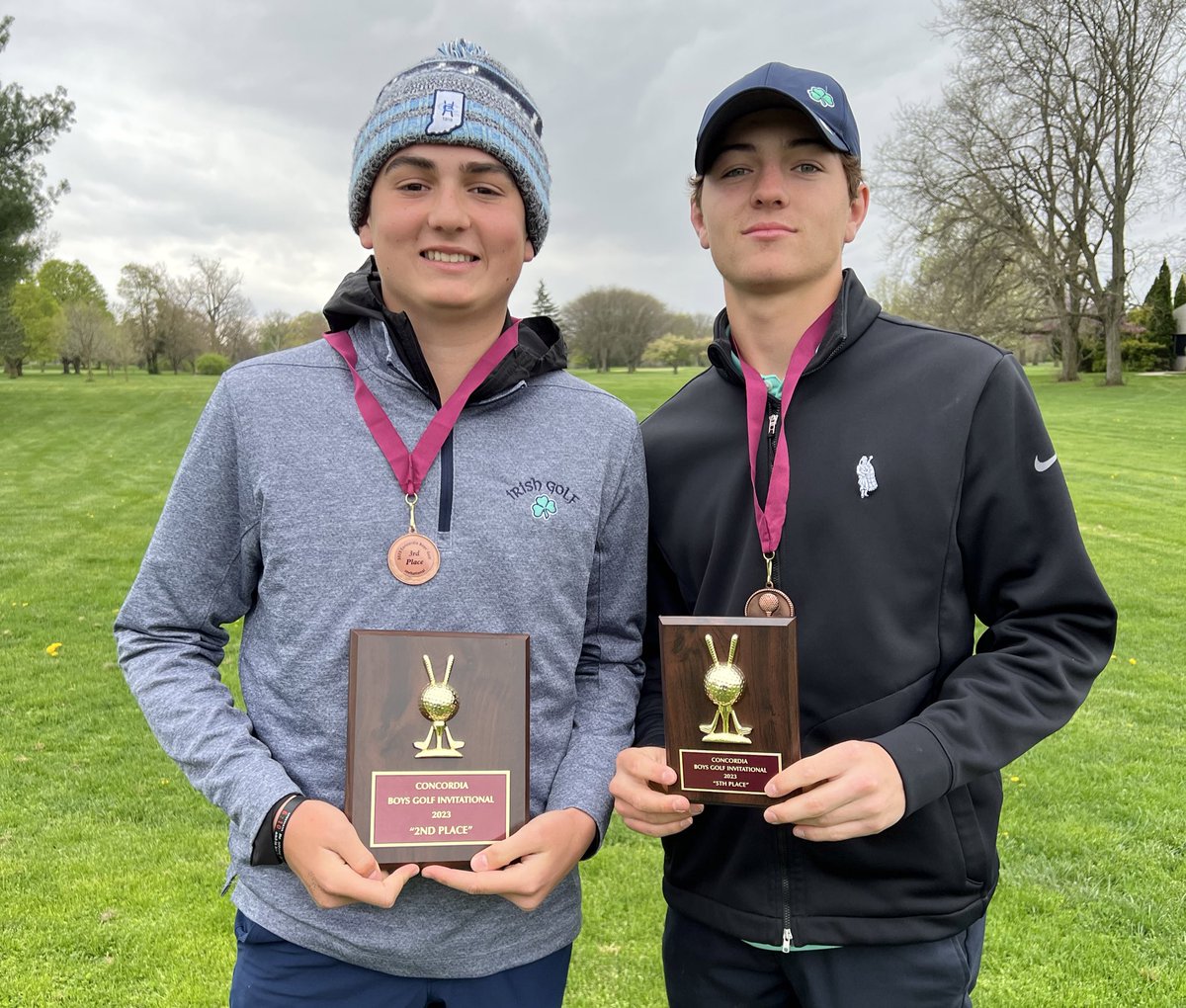 The always competitive <a href="/CLHSCadets/">Concordia Luth. HS</a> Invite has the Irish on the podium earning bronze🥉

<a href="/BishopDwengerHS/">Bishop Dwenger HS</a> 298🥇
<a href="/LeoHSGolf/">Leo Golf</a> 302🥈
☘️🇨🇮 303🥉
<a href="/CC_BoysGolf/">Columbia City Boys Golf</a> 304 4️⃣

🚨Career Low🚨
Johnny Leaman '26 (-1) 70🥈

Max McGinley '23 (+1) 72 T4

☘️🇨🇮⛳️
<a href="/indianahsgolf/">Indiana HS Golf</a> 

#PuttLikeAChampionToday