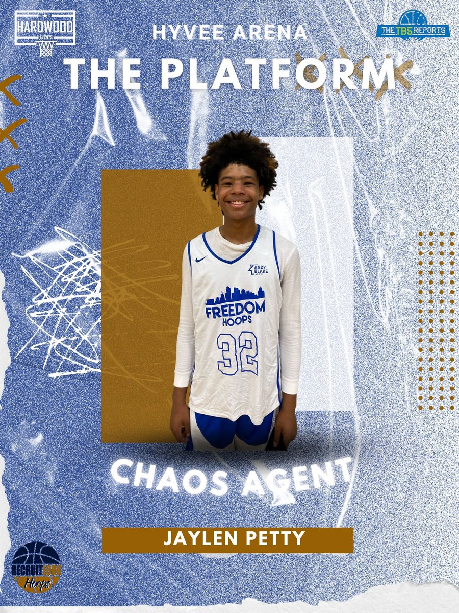 💥Chaos Agent💥

Jaylen Petty, 6’4 ‘26, Freedom Hoops 15U is a mobile big that runs the floor well, played extremely hard, and brought energy all game. Petty played hard on the defensive end, being strong on the interior and rebounded well, making hits to clear out the lane. He