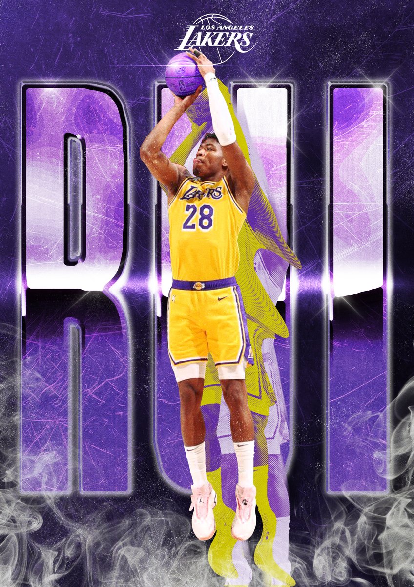 Rui Hachimura 八村塁 poster design Let's go Lakers!!! #Lakers