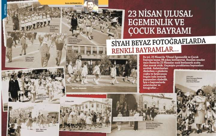 Bursa'da Siyah Beyaz Fotoğraflarda Renkli Bayramlar...

23 Nisan Ulusal Egemenlik ve Çocuk Bayramı.

#bursaşehrengizdergisi
#bursatarih
#eskibursaresimleri
#bursaçocukbayramı
#23Nisan
#bursaeskibayramlar
#bursaeskitörenler
#kerimbayramoğlu
#koleksiyon
#arşiv