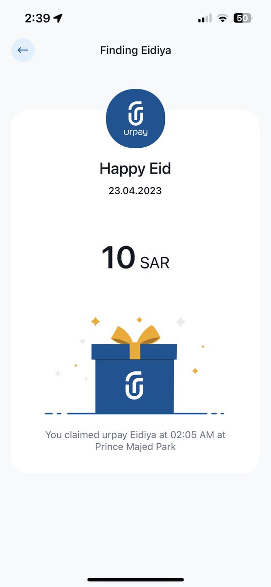 HamedYuldash's tweet photo. @urpay_sa الحمد لله يلا كانت في الطريق 🙂 https://t.co/5H21048kED