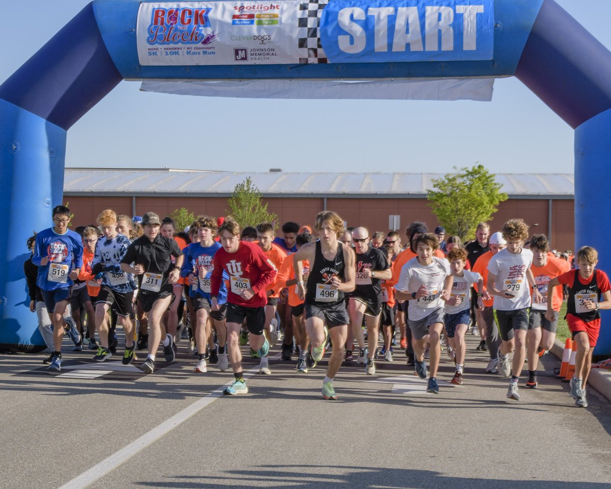 RockTheBlockRun's tweet image. Thanks to everyone who rocked it today! See all sorts of cool photos from today's #RTBR23 event on our Facebook page. Thanks to photographer Forrest Mellott. facebook.com/rocktheblockrun