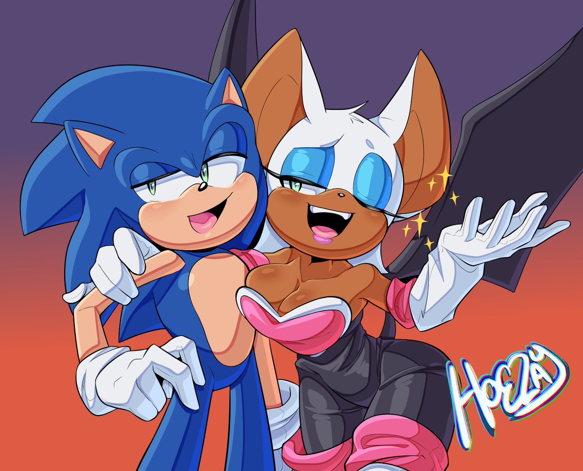 THEY ARE BESTIES.
#SonicTheHedgehog  #RougeTheBat #art