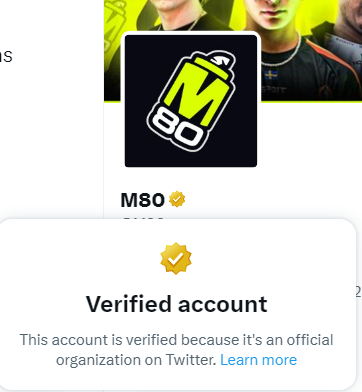 Disguised's tweet photo. in case you missed it - @M80gg paid $1000 for a checkmark and then proceeded to @ us to brag about it

they then immediately deleted the tweet once they started getting roasted for bragging about how they are paying $1000 per month for a checkmark https://t.co/YAeD0GC9BR