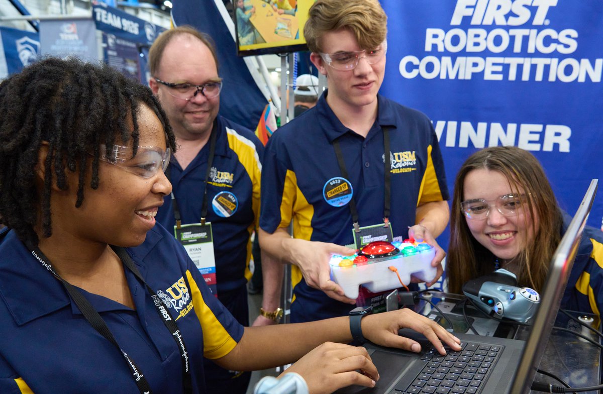As #FIRSTChamp comes to an end, thank you to everyone who supports our mission to inspire and develop the next generation of #STEM leaders. You’re an inspiration and congratulations on another successful robotics season!