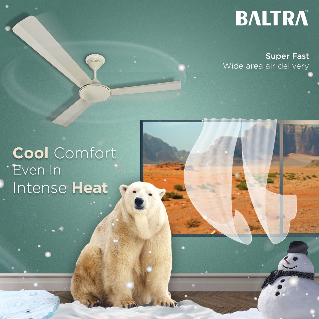 BaltraNepal's tweet image. Designed specifically for areas with high temperatures, Baltra Super Fast ceiling fan features a 48&quot; all-purpose blade that delivers powerful and efficient airflow to keep you comfortable all day long.! 🌬️📷 

#BaltraSuperFast #CeilingFan #PowerfulAirflow #EfficientDesign